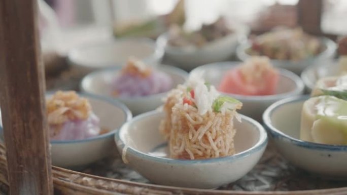 泰国菜开胃菜特写泰式料理文化