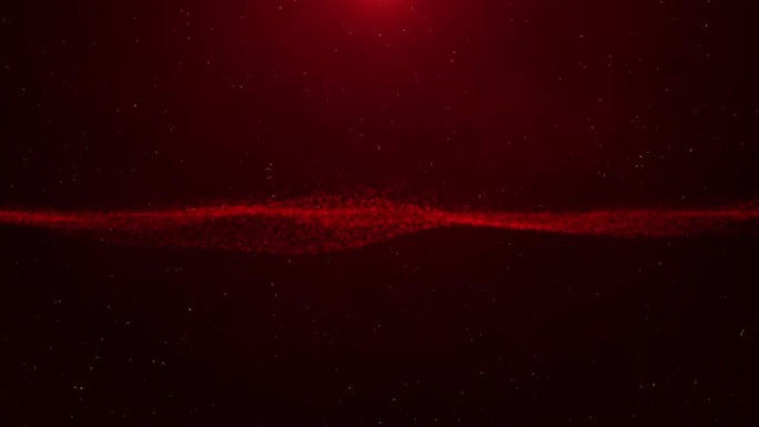 涟漪红光粒子视频
