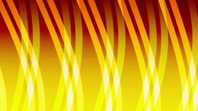 红金丝带火焰波移动波纹条纹图案玻璃发光节日