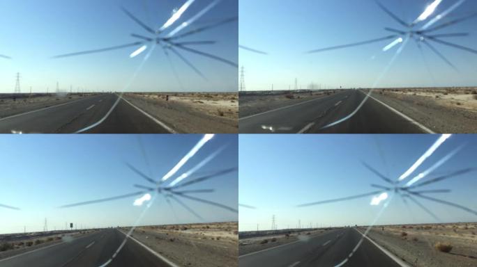 挡风玻璃破裂驾驶