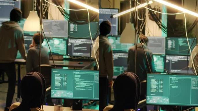 垂直视频:年轻的网络罪犯打破电脑防火墙，植入恶意软件