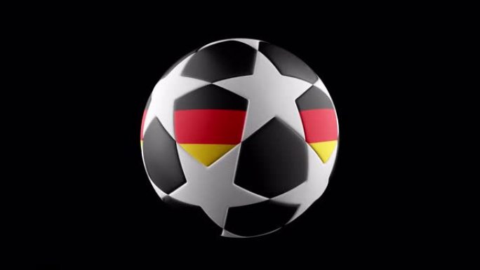德国国旗和足球