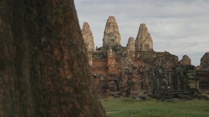 柬埔寨吴哥暹粒前Rup寺-献给湿婆的金字塔