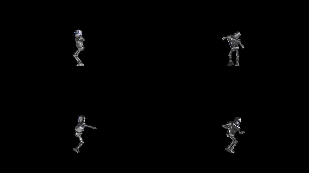 3d中的Tin机器人舞蹈动画