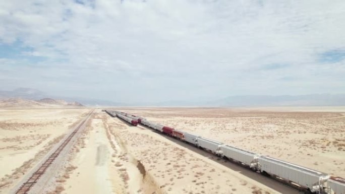 停在沙漠中的火车