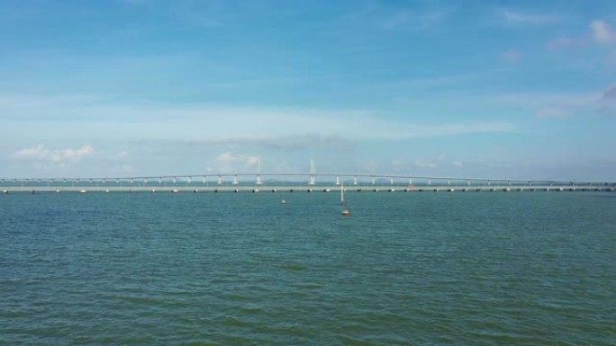 珠海港澳大桥航拍照片