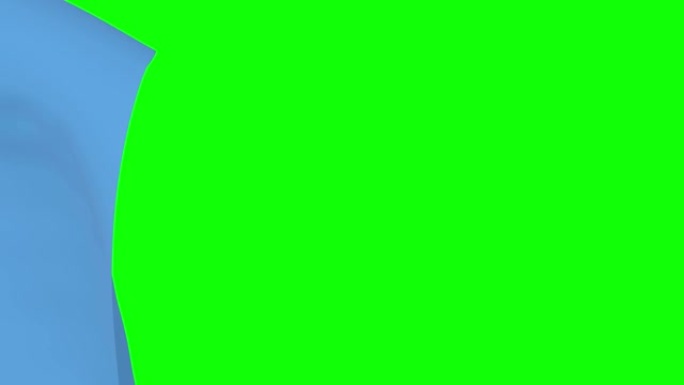 索马里人挥舞国旗过渡。索马里国旗4k和1080高清镜头在绿色屏幕chromakey。三维渲染