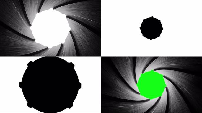 炮筒。从里面看。射击后子弹飞行的概念。真正的3d动画与alpha通道和绿色屏幕为您轻松的视频编辑。