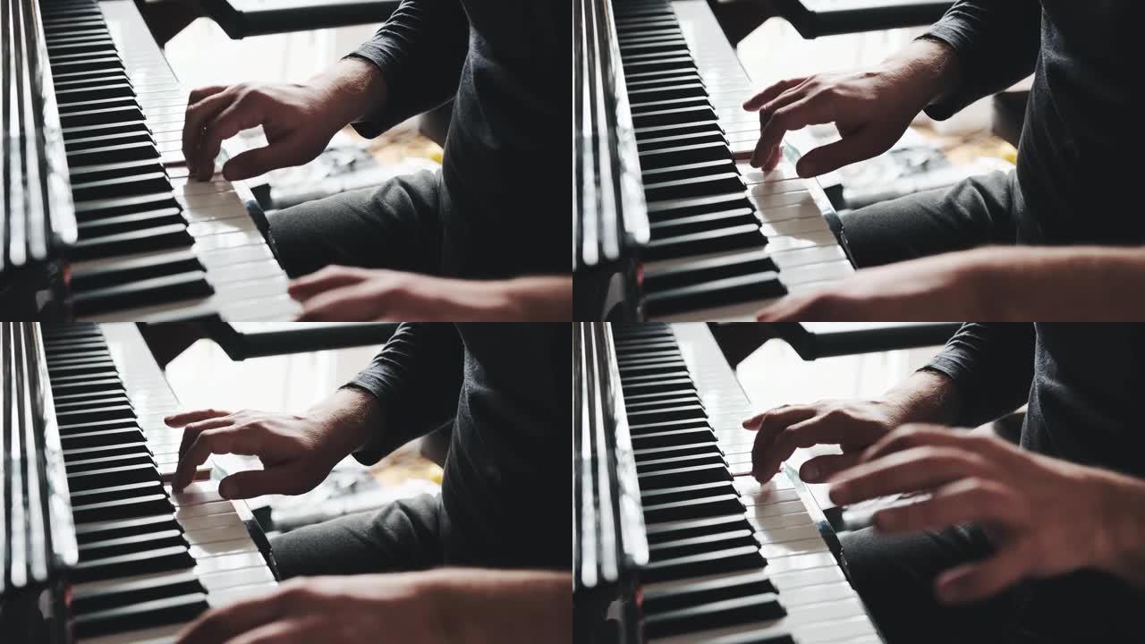 手弹钢琴