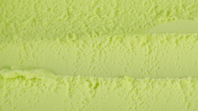 移动相机绿茶冰淇淋，质地柔软。
