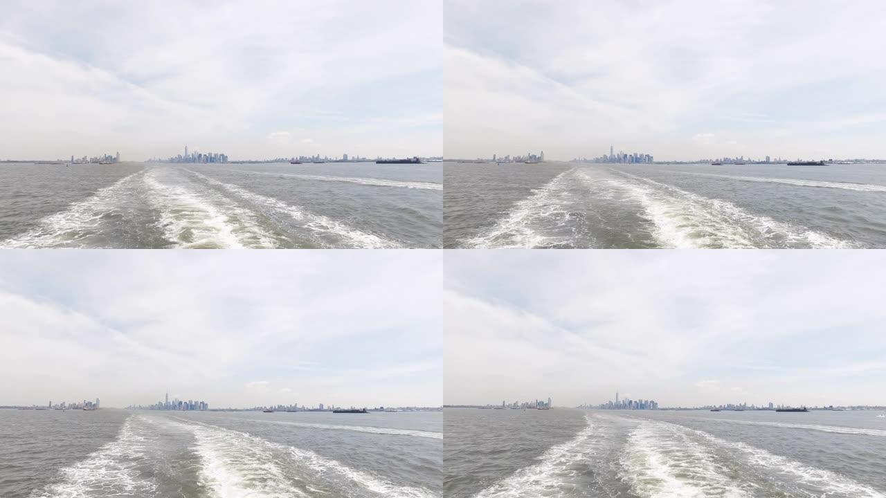 纽约市景观: 史泰登岛渡轮