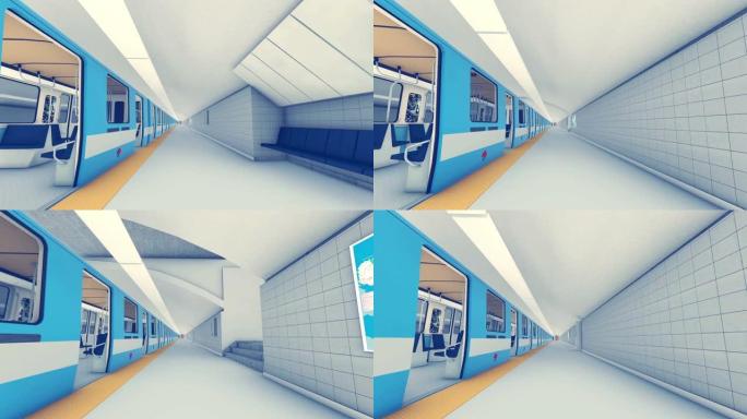 3d动画中的Metro (地铁)