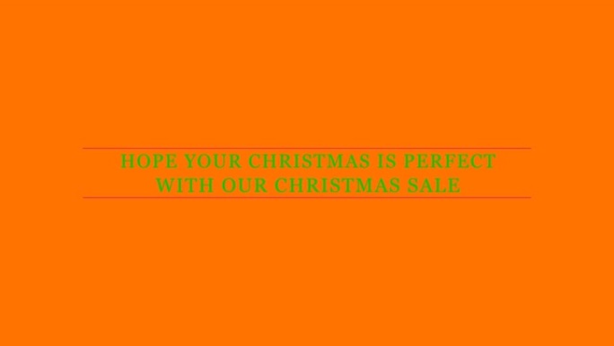 希望您的圣诞节与我们的圣诞节销售文本完美搭配，橙色背景与Alpha频道。圣诞新年概念。有趣的口号。待