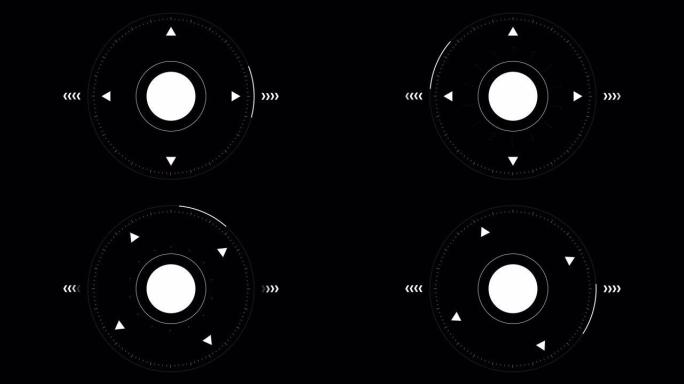 PNG Alpha.Abstract Circle and line HUD technologic