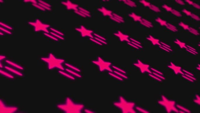 4k几何形状移动，彩色圆圈，三角形，十字，十字，星星，星暴，六边形，病毒，背景中的移动和循环形状，样