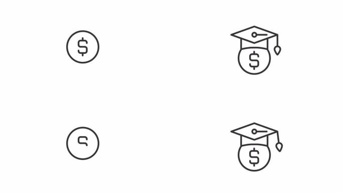 动画奖学金线ui图标