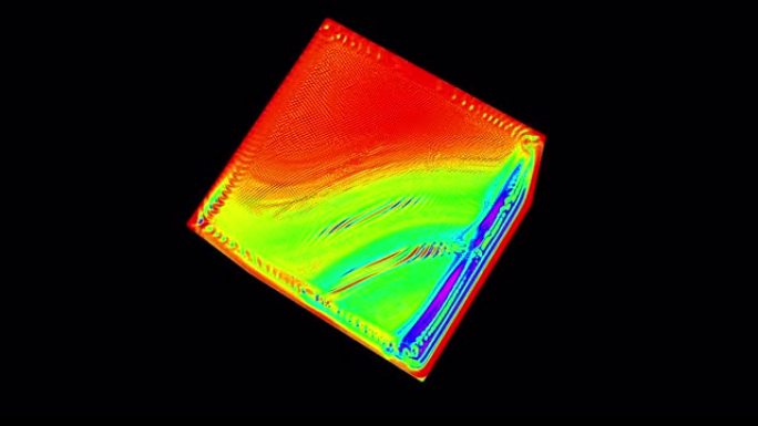 立方体4k循环视觉艺术立体影像循环