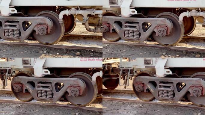 科罗拉多州西部轨道上的旧火车