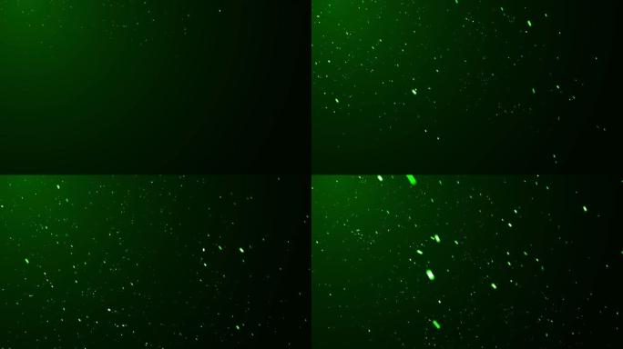 4k抽象粒子波Bokeh背景-水，雪-美丽的闪光环股票视频