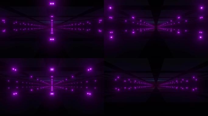 4 k彩灯闪烁走廊