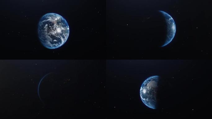 地球360 ° 可循环视频