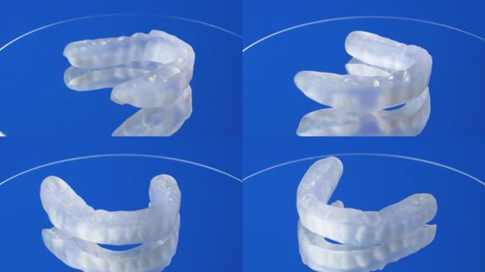牙科护齿器，用于治疗颞下颌关节功能障碍，磨牙症，错牙合，放松颌骨肌肉的夹板
