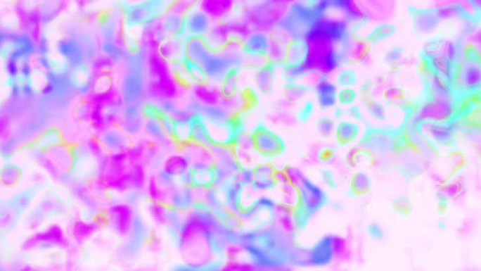 水彩粉彩液体催眠迷幻背景。迷幻波变形