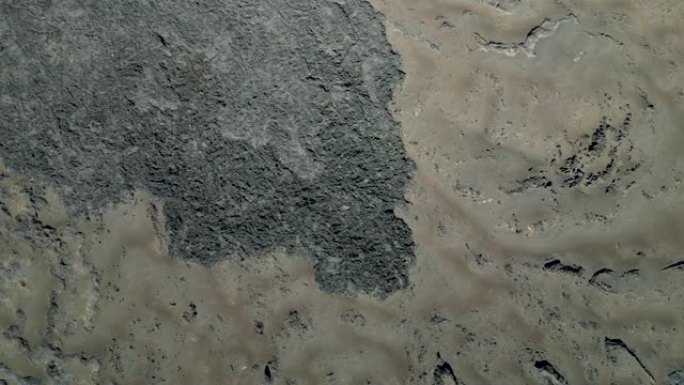 沙特阿拉伯西北部哈拉特·海巴尔黑火山 (Jabal Qidr) 的鸟瞰图