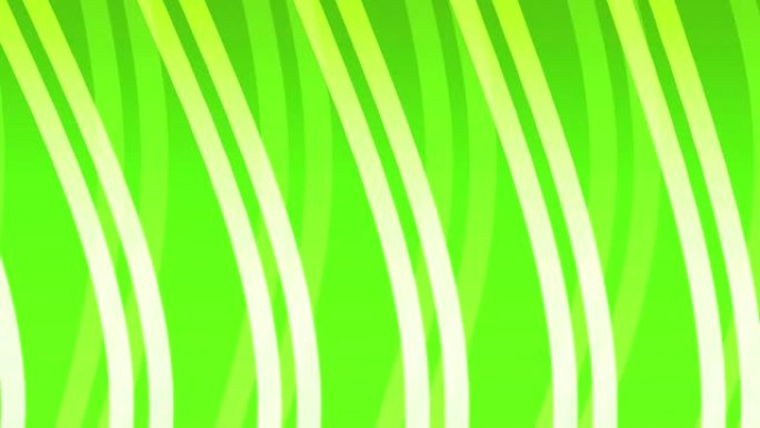 绿丝带移动波浪移动波纹条纹图案玻璃发光节日