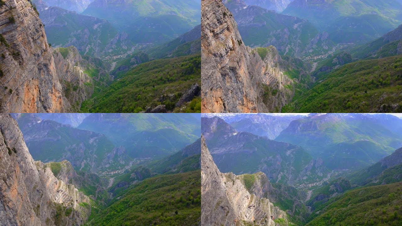 Grlo Sokolovo峡谷的航拍视频。黑山令人叹为观止的观光地点