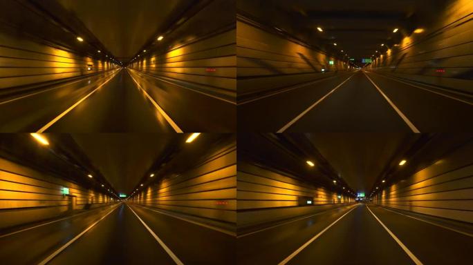 驶过公路隧道/高速