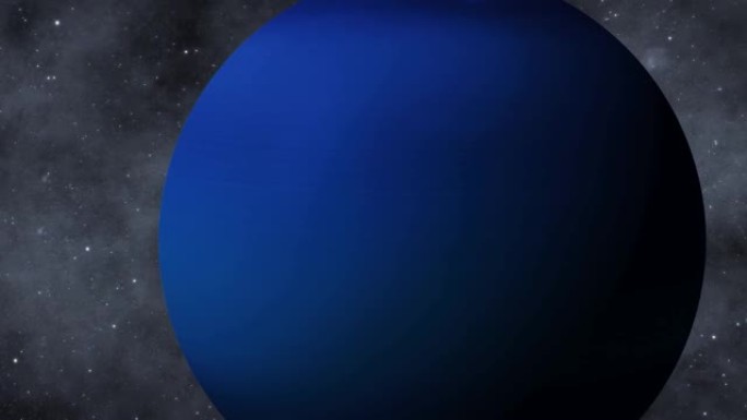 旋转3d现实海王星行星旋转