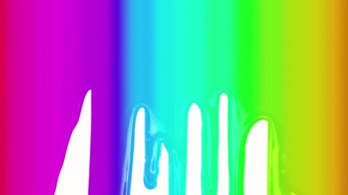流动油漆过渡彩虹动态背景元素AE素材概念