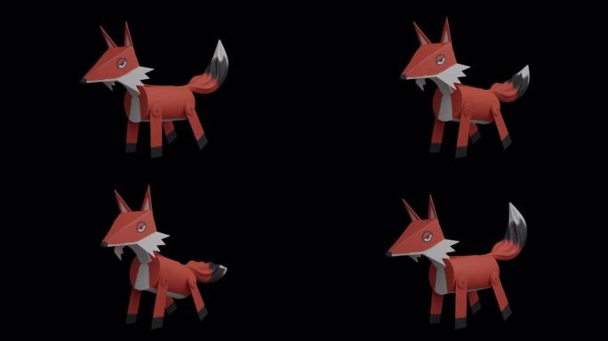 折纸狐狸闲置