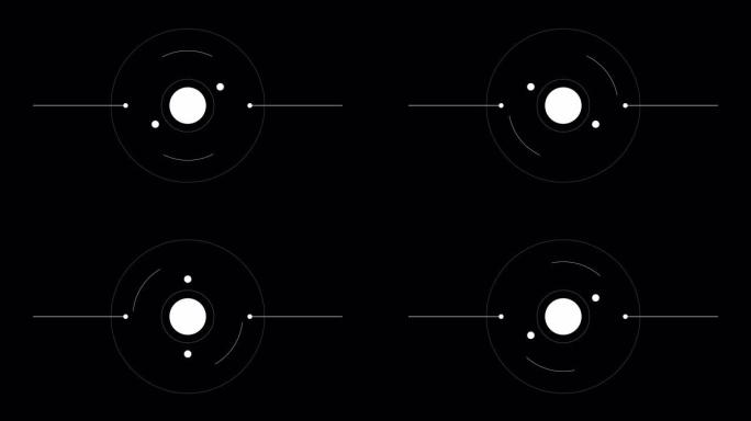 PNG Alpha.Abstract Circle and line HUD technologic