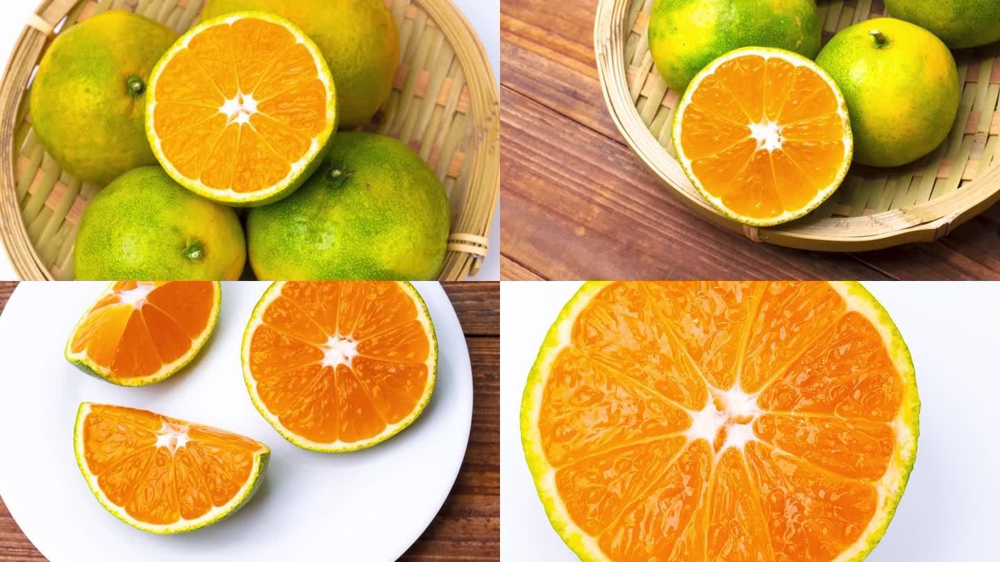 【镜头合集】新鲜切开的橘子鲜橙（2）