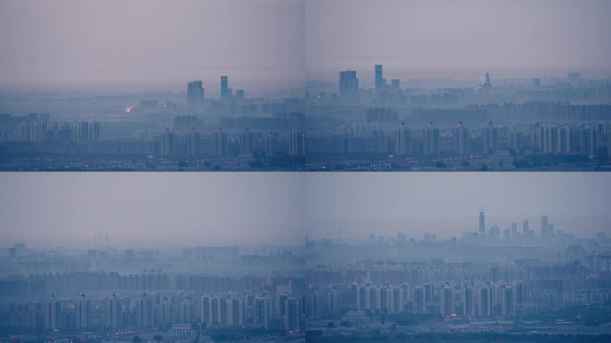 雾霾时期的北京