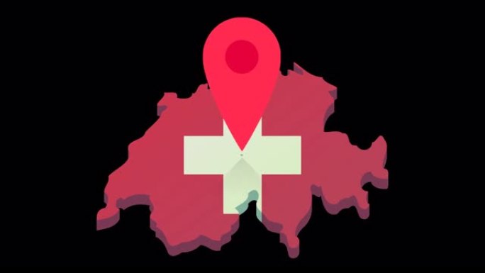 在瑞士使用alpha通道进行本地化 (平面设计中的环路)