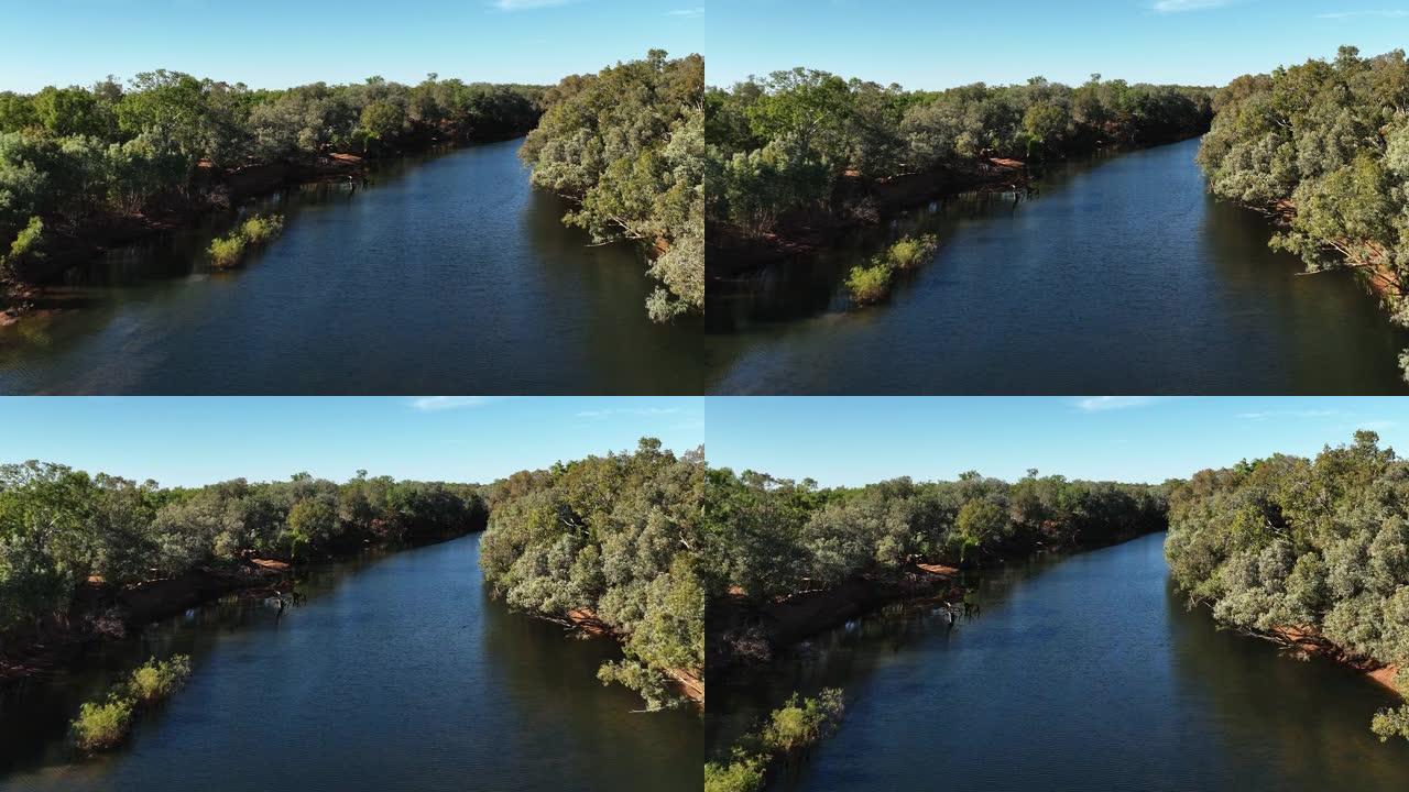 流经澳大利亚西北部金伯利的美丽河流