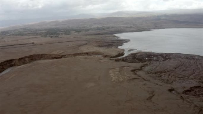 约旦河，河口，进入死海