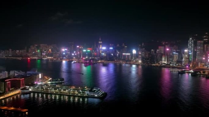维多利亚港香港之夜1