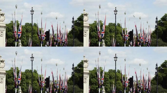 2018年6月，在英国伦敦，白金汉宫