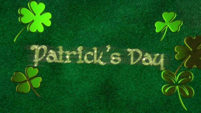 帕特里克·戴 (Patrick Day) 与移动的绿色三叶草