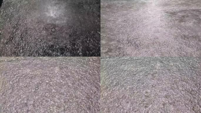 瀑雨雨滴雨水 下雨飞溅 雨滴 雨水飞溅