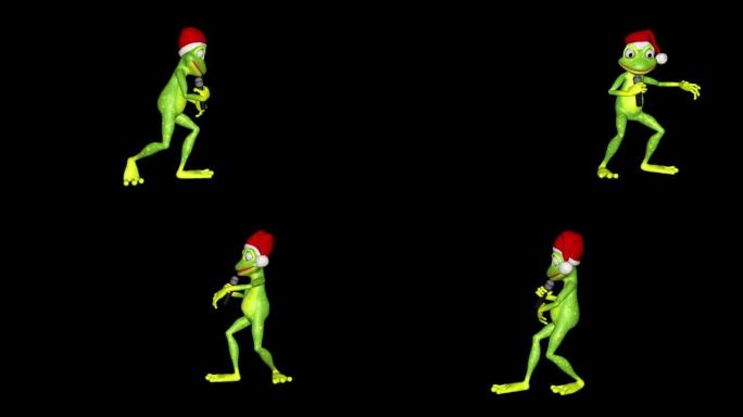 青蛙唱歌圣诞节循环阿尔法频道