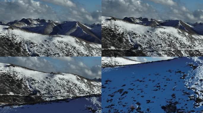 云南香格里拉震撼的长焦白马雪山