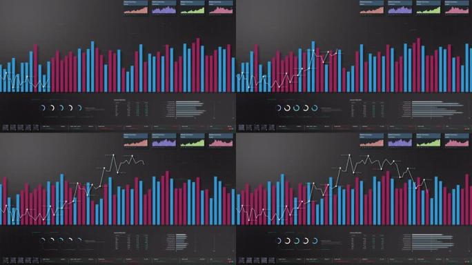 商业信息图屏幕模拟演示