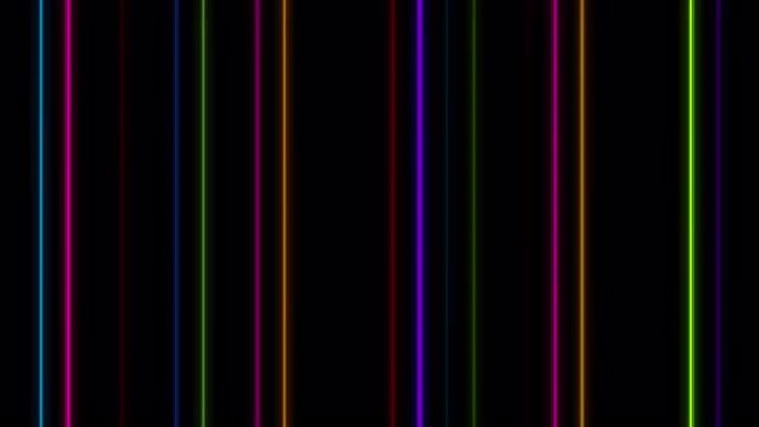 彩色霓虹灯激光线条抽象运动背景