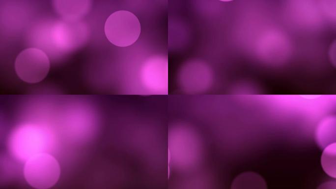 粉色抽象bokeh镜头defus效果奢华背景。几何图形运动动画，简单优雅的通用最小3d技术BG