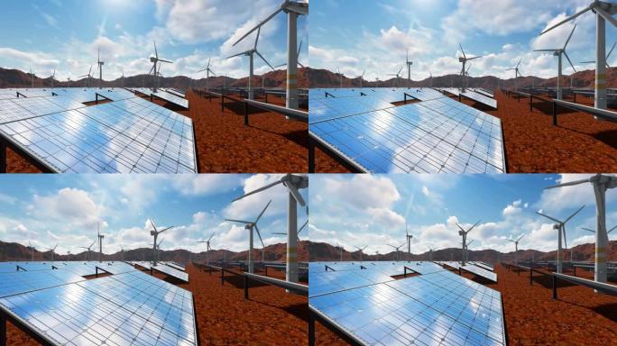 风能、太阳能发电厂、替代能源